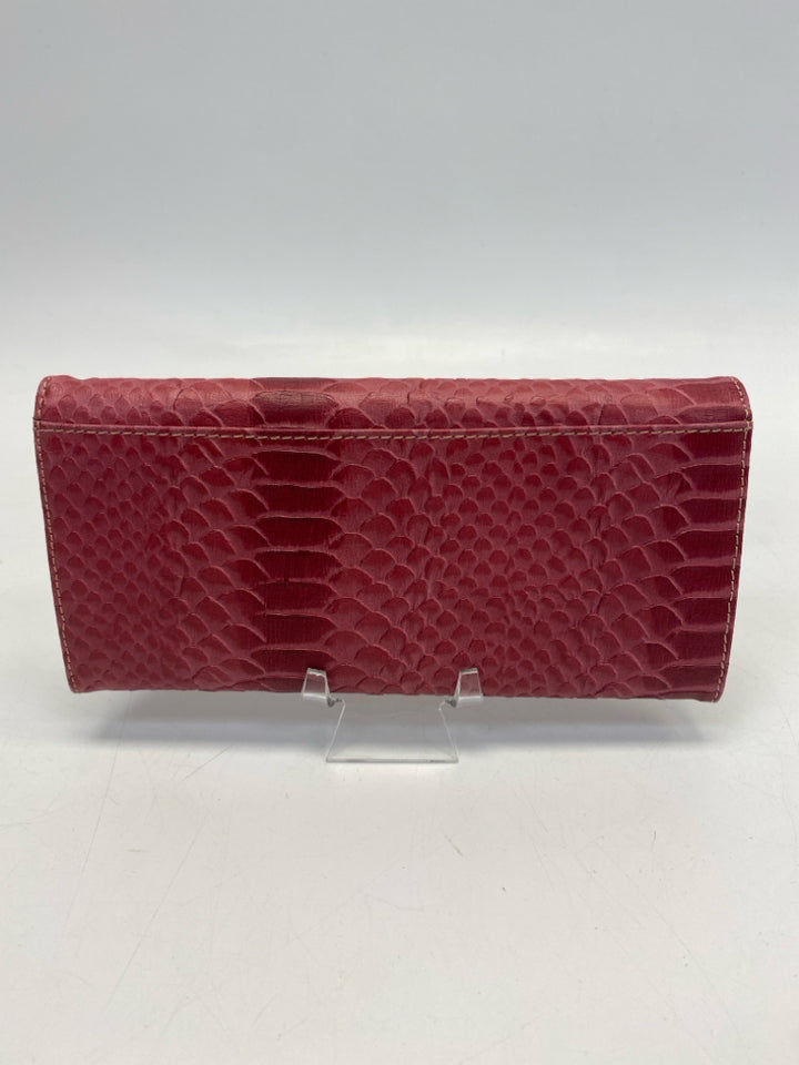 NWT Franco Sarto Pink Snakeprint Wallet