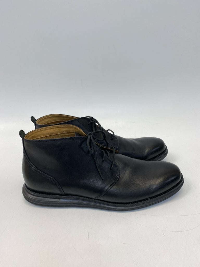 Cole Haan Size 13 Black Lace-Up Men&