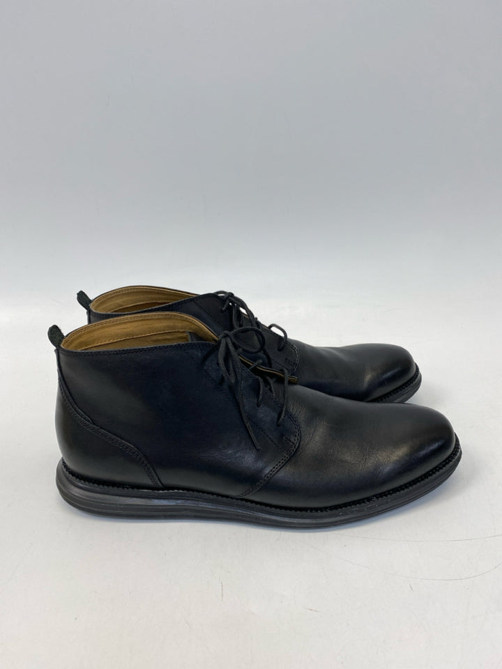 Cole Haan Size 13 Black Lace-Up Men&
