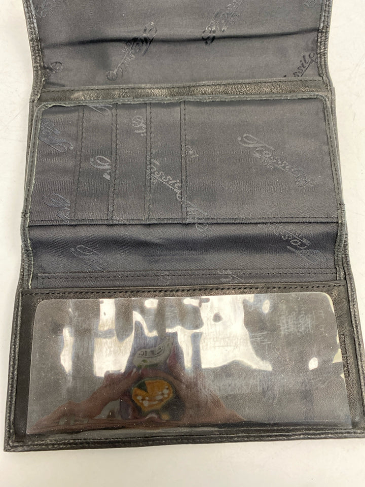 Fossil Black Leather Wallet