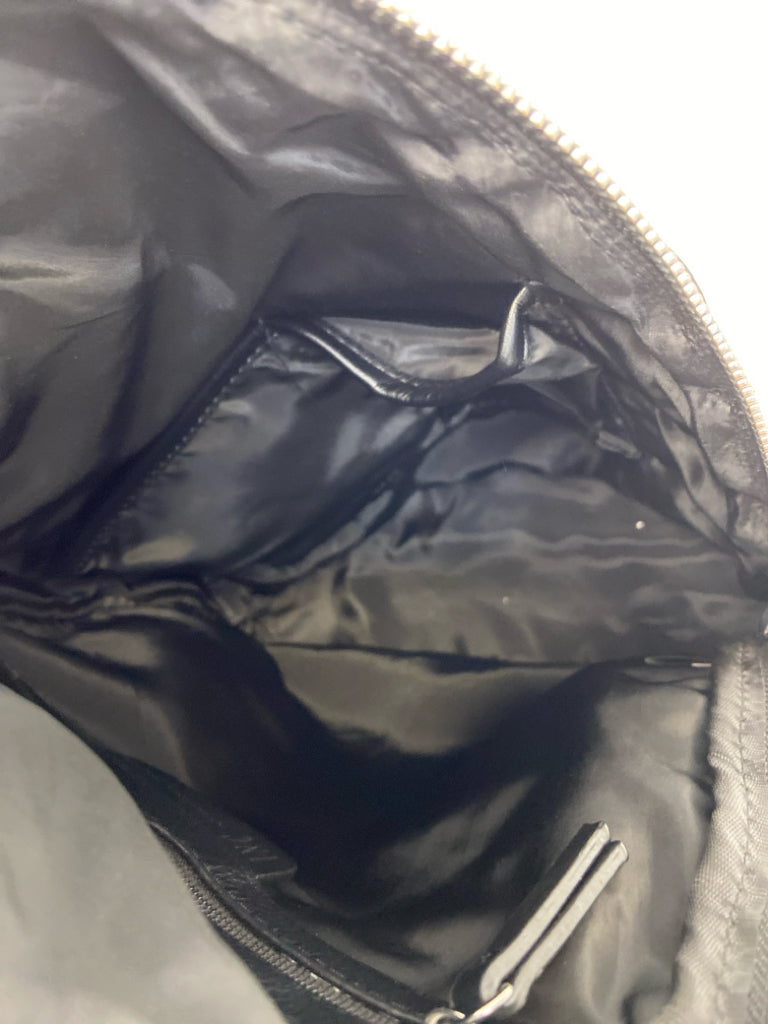 INC Black Puffer Nylon Handbag