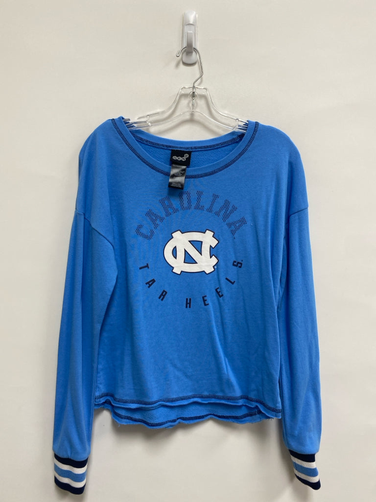 SIZE 16 Blue White UNC Long Sleeve Girl&