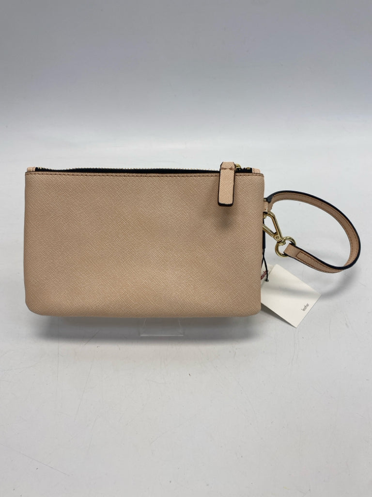 NWT Calvin Klein Peach Wristlet