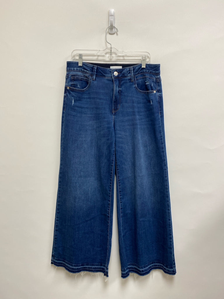 Gibson/Latimer Size 12 Blue Denim Distressed Ladies Jeans