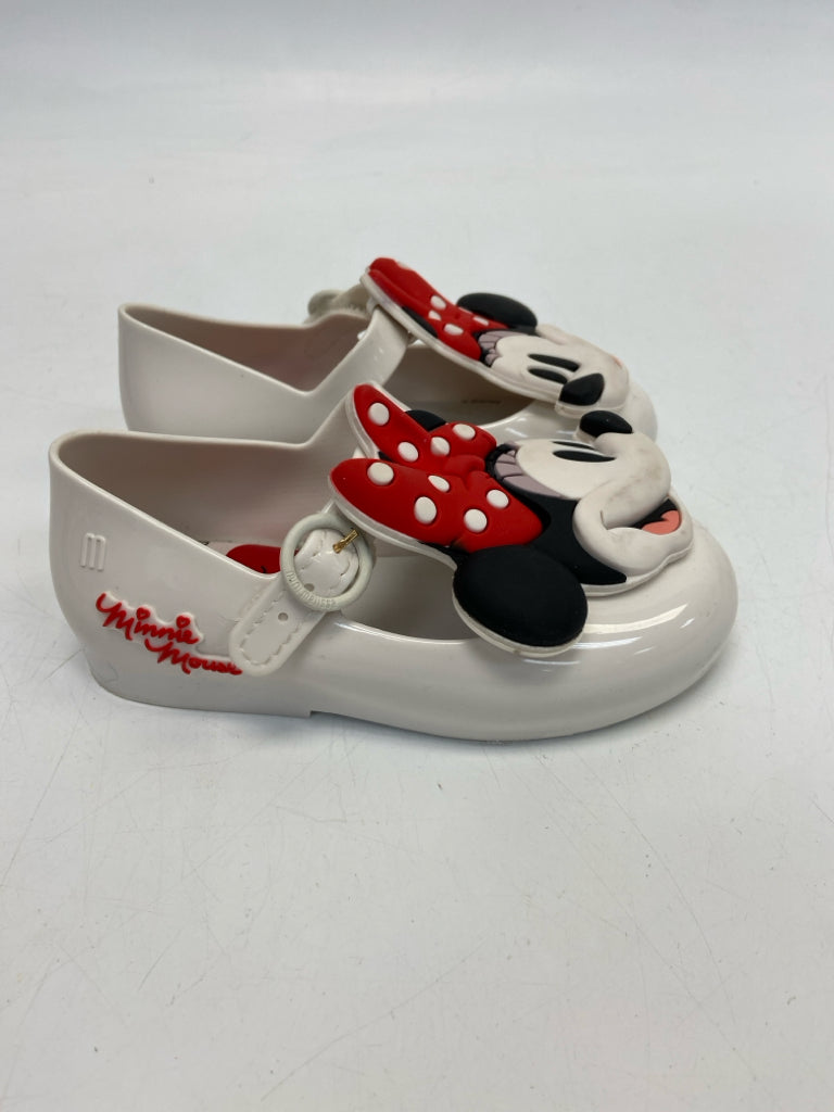 Mini Melissa SIZE 8 White Red/Black Minnie Mouse Jelly Girl&