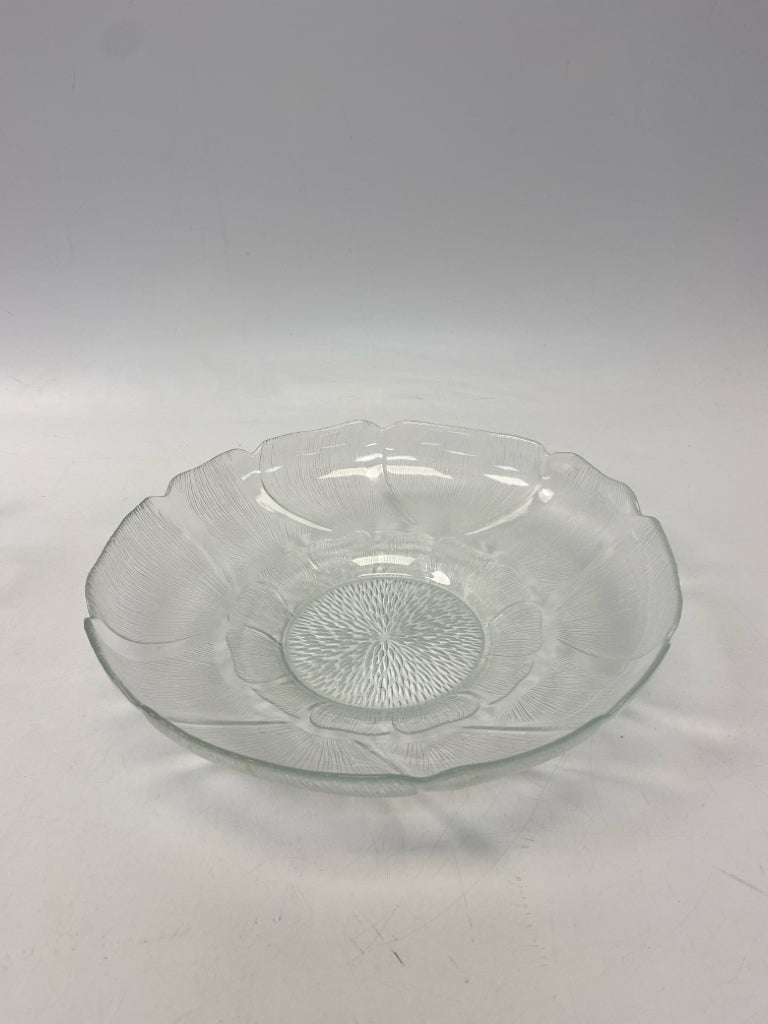 Frosted Clear Petals Glass Bowl(s)
