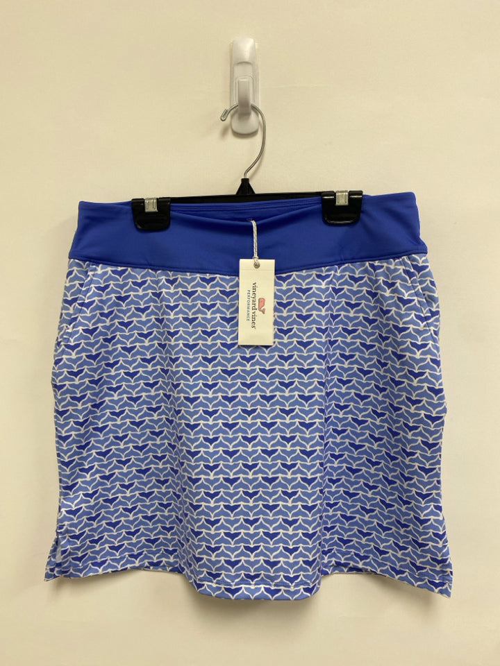 NWT Vineyard Vines Size XS Blue White Print Athletic Skort