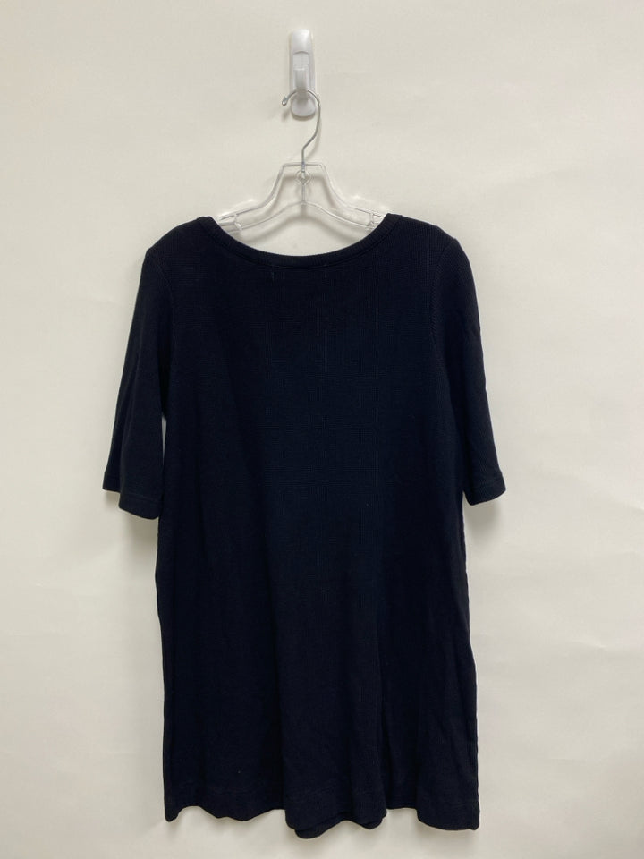 NWT Natural Life Size L Black Texture Ladies Dress
