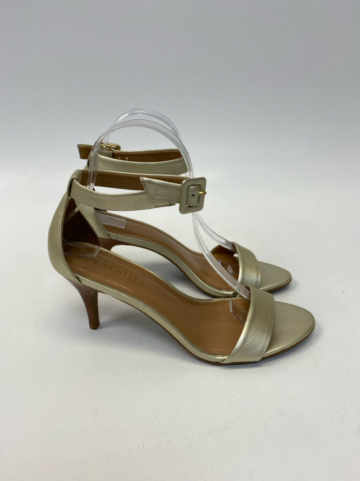 Talbots  Size 7.5 Gold Sandals