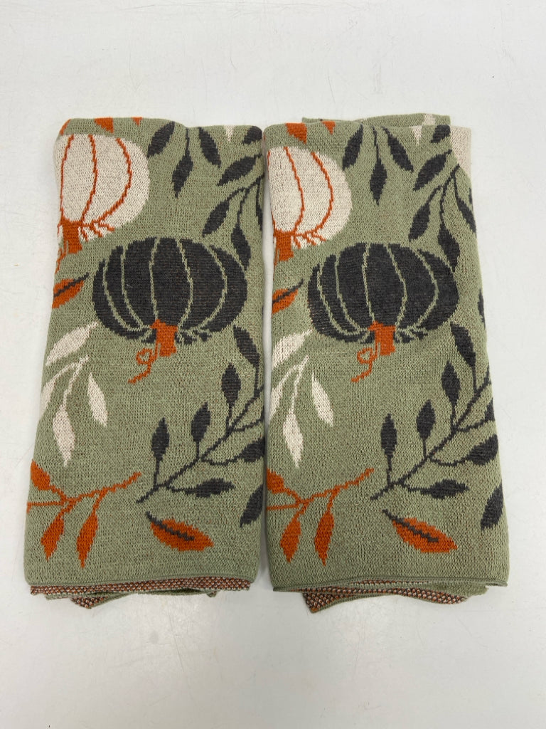 Green Orange/Multi Pumpkin Fall