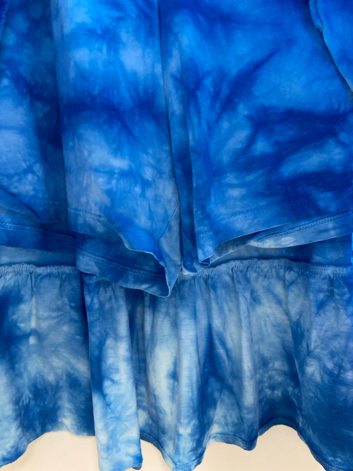 Lands End SIZE 14/16+ Blue White Tie Dye Girl&