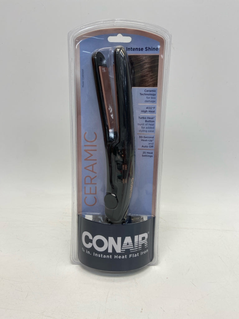 NEW/PKG Conair Black Straightener