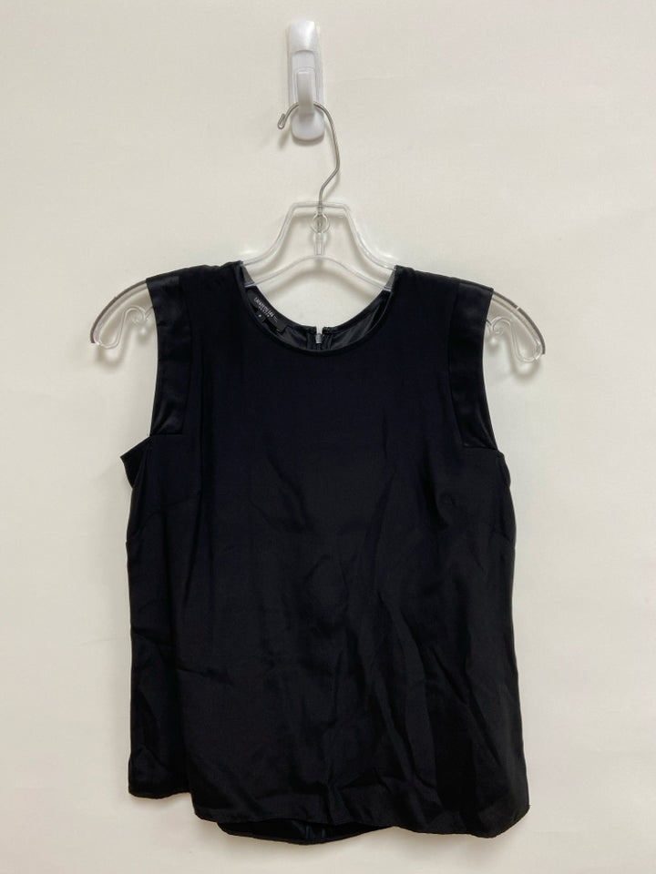 LAFAYETTE 148 Size 0P Black Sleeveless Petite Top