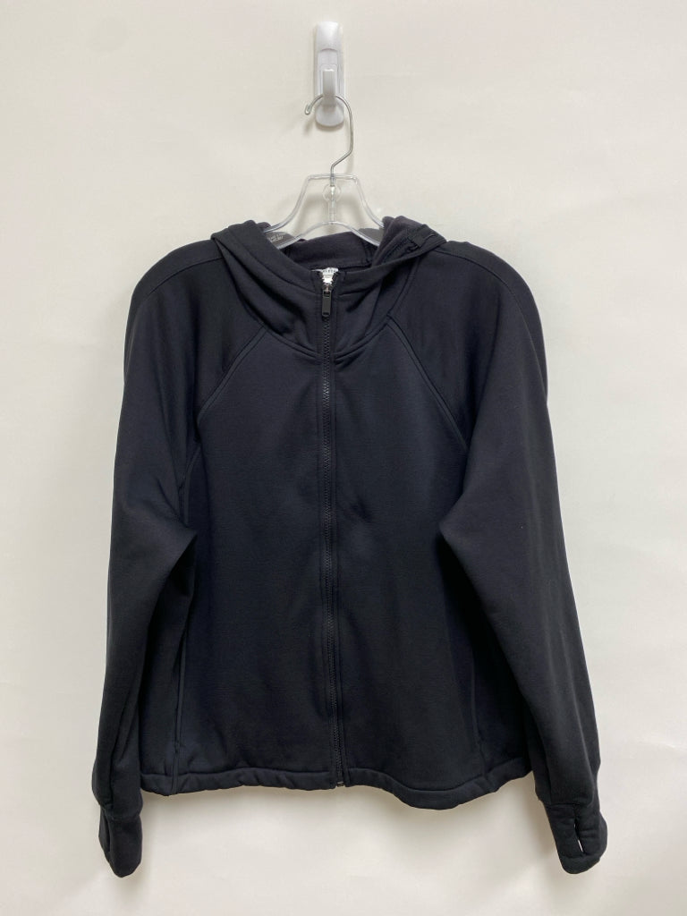 Athleta Size L Black Hooded Ladies Jacket