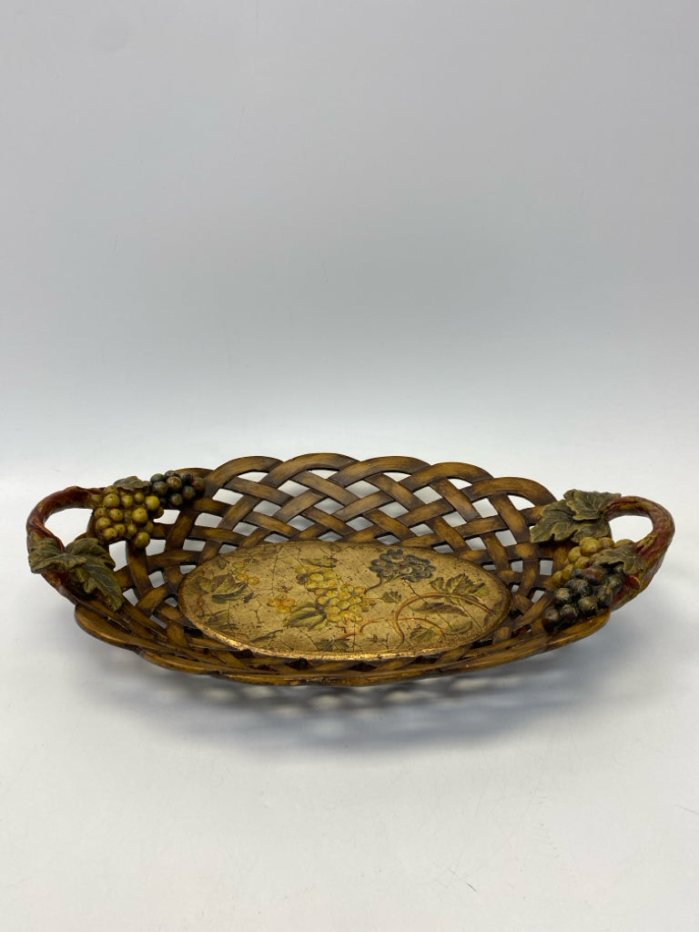Brown Grapes Tray