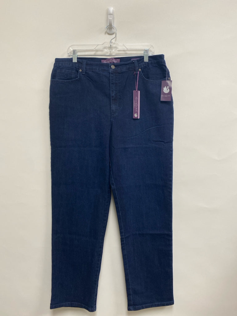 NWT G. Vanderbilt  SIZE  18 Dark Blue Plus Size Jeans