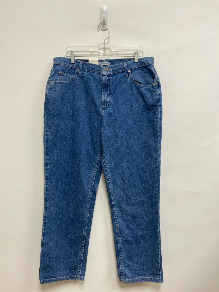 NWT Lee Size 16P Blue Denim Plus Size Jeans