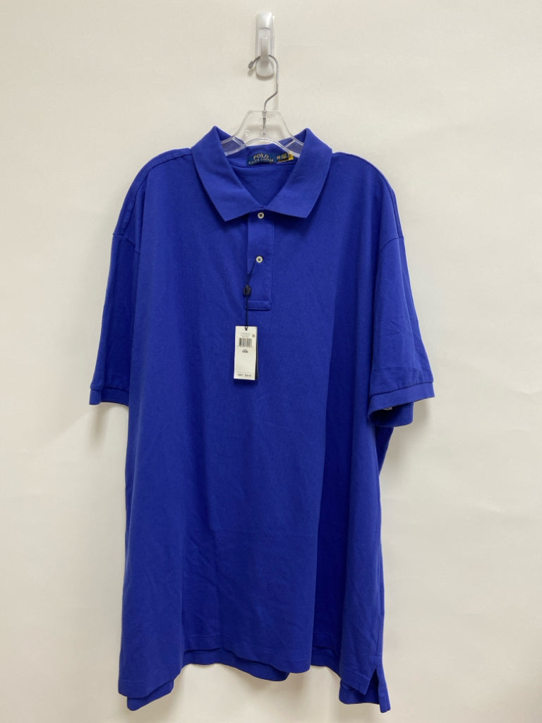 NWT Polo Size 3X Blue Men&
