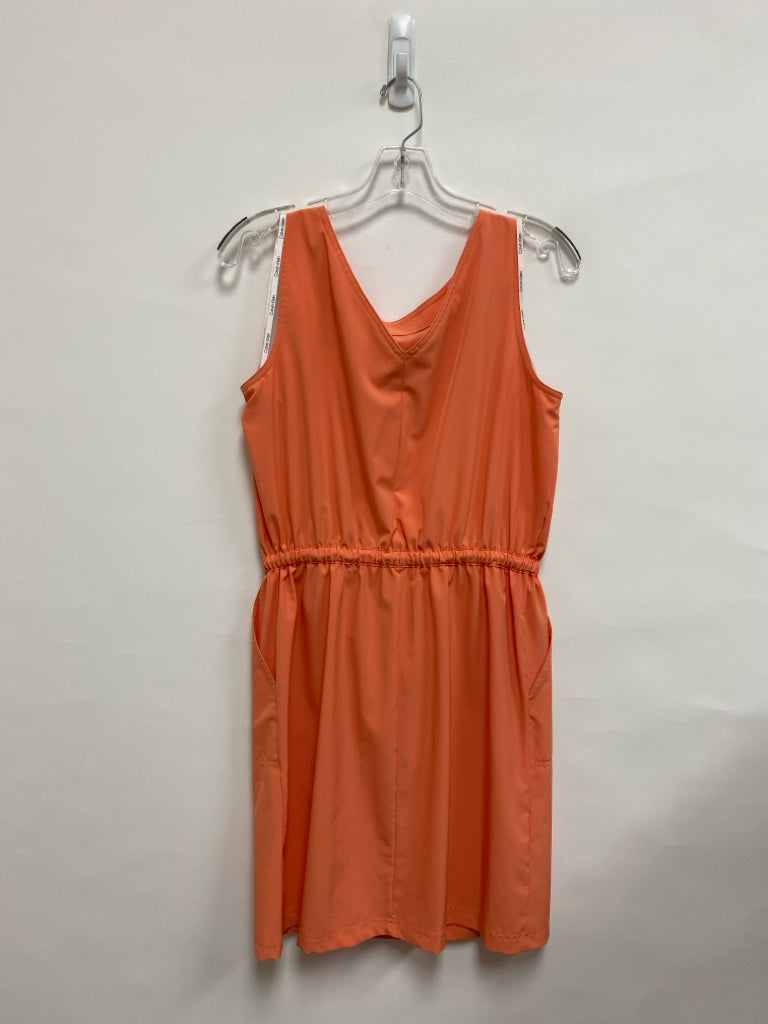 Calvin Klein Size 8 Peach Sleeveless Ladies Dress