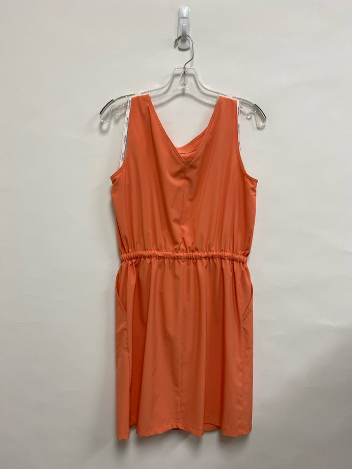 Calvin Klein Size 8 Peach Sleeveless Ladies Dress