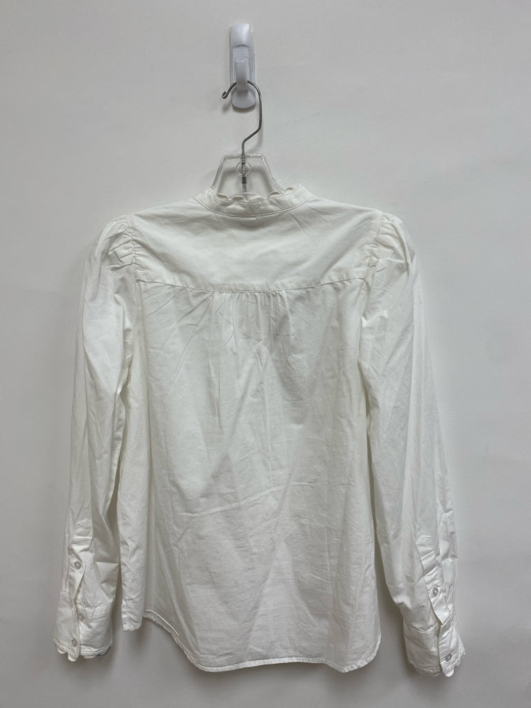 NWT Crown &amp; Ivy Size S White Button Up Ladies Top