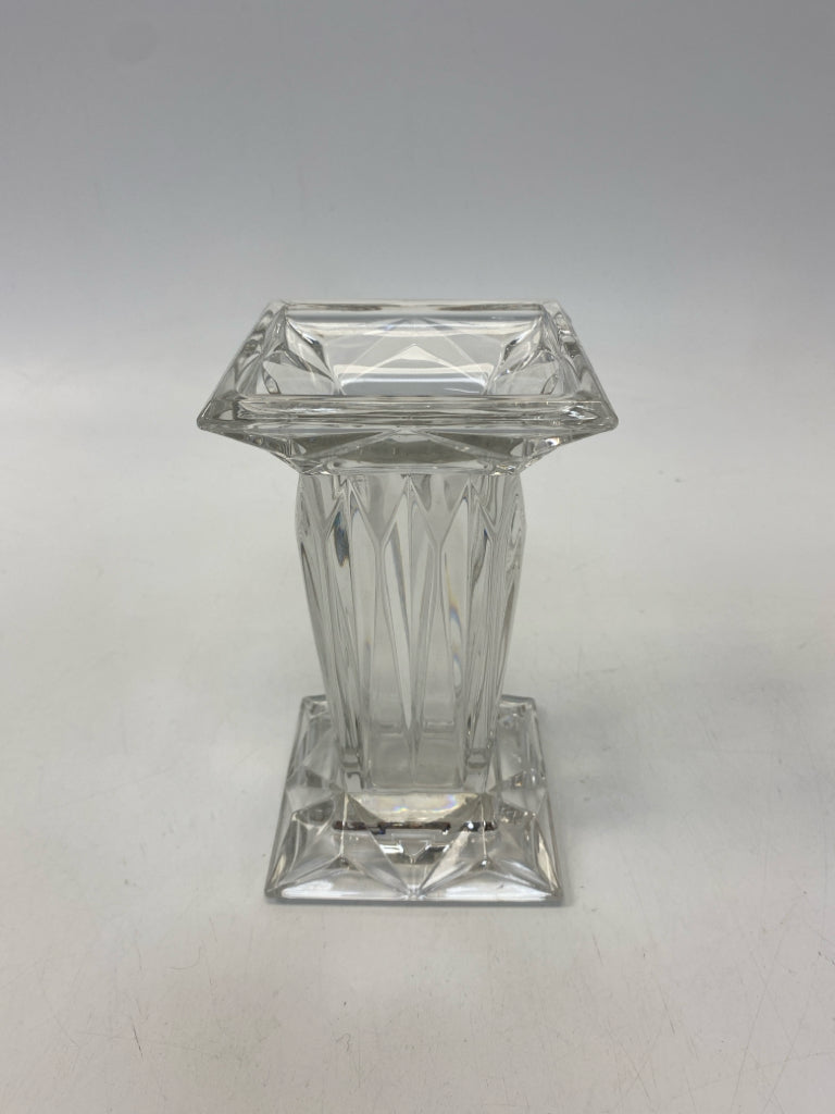 Clear Ribbed Glass Candleholder(s)