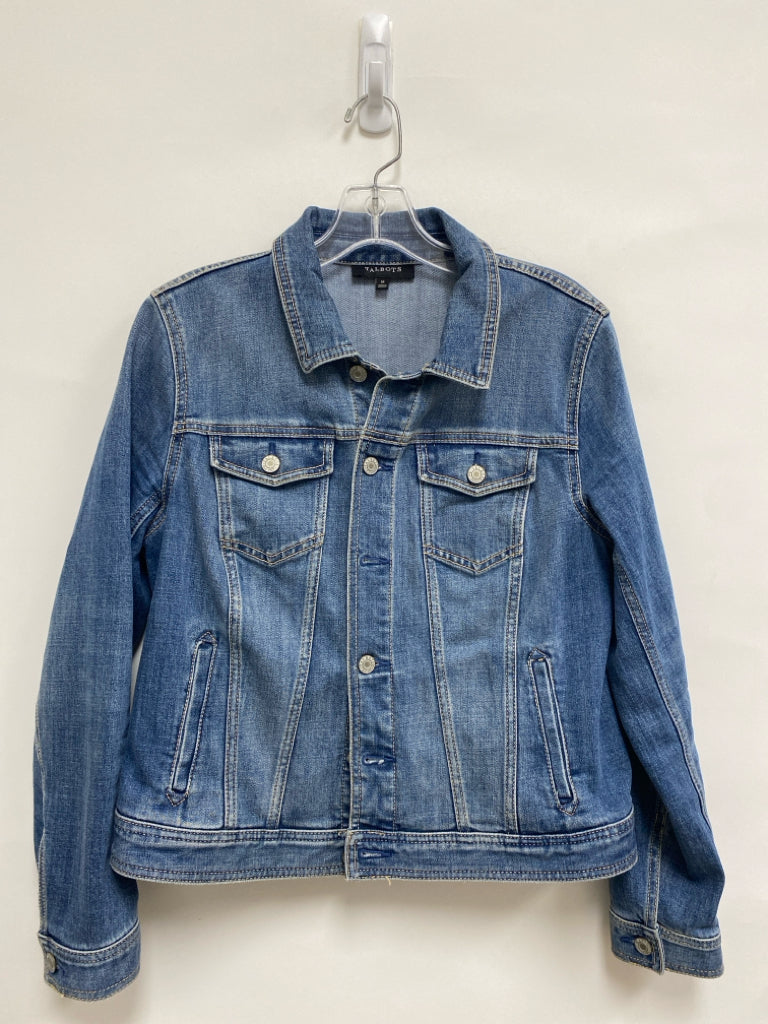 Talbots Size M Blue Denim Ladies Jacket