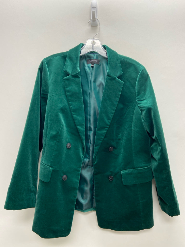 Talbots Size 14P Green Petite Jacket