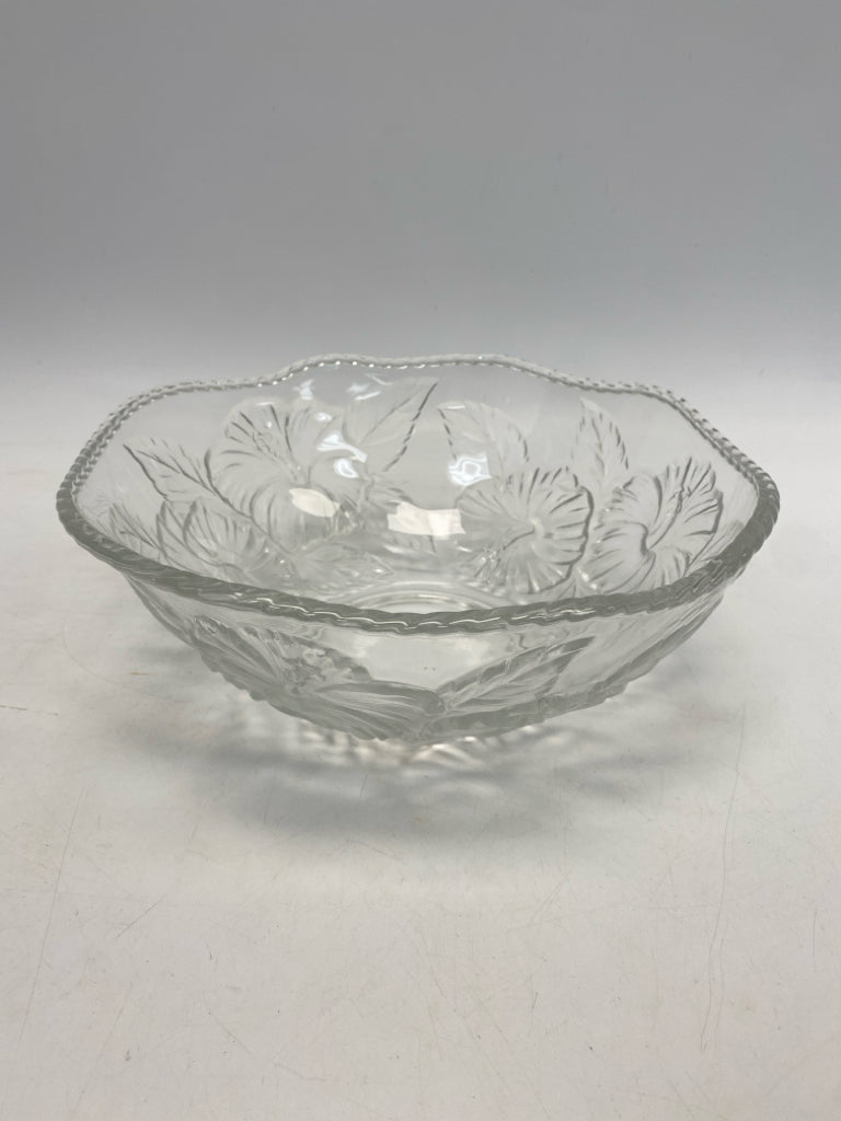 Clear Flowers Bowl(s)