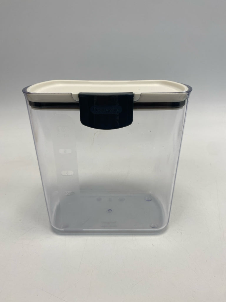 Progressive Clear White Plastic Storage Container
