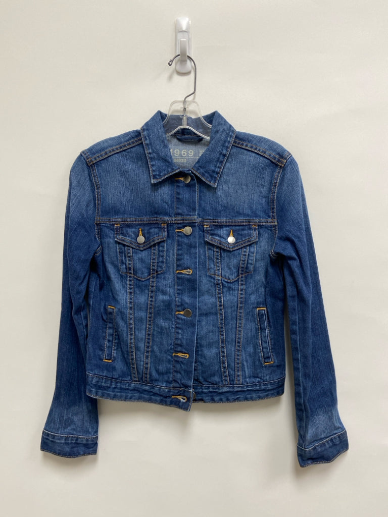 Gap Size XS Faded Blue Button Up Denim Ladies Jacket