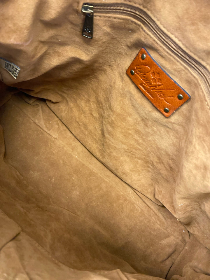 NWT Patricia Nash Brown Map(s) Handbag