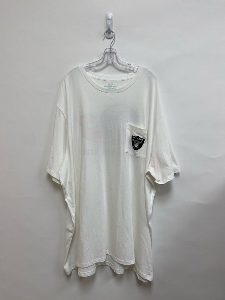 Vineyard Vines Size 4X White Black Men&