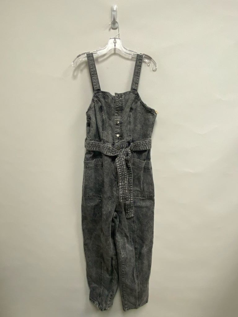 Universal Thread Size 14 Faded Charcoal Denim Ladies Overalls