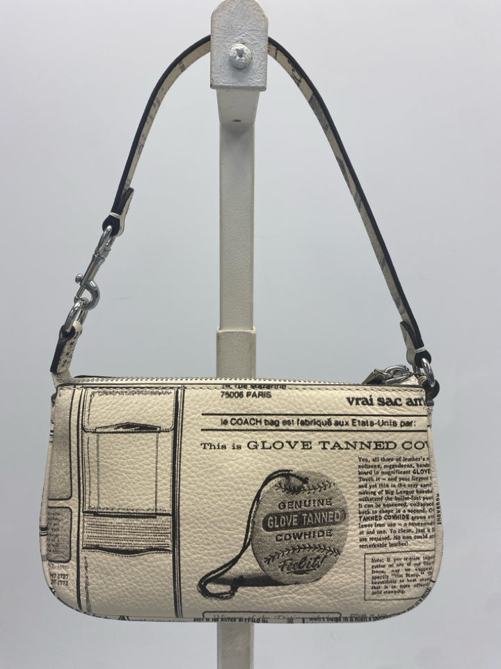 Coach Nolita 19 Newspaper Print Leather Bag CDC27 w/Tags