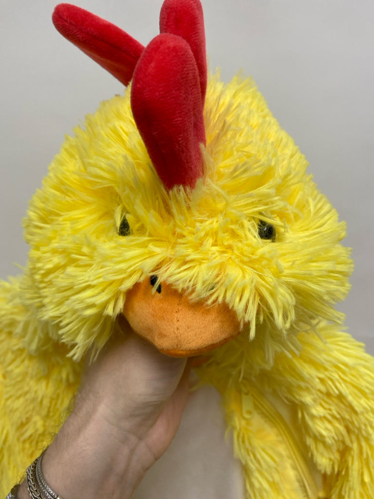 SIZE 4/5 Yellow/White Fuzzy Girl&