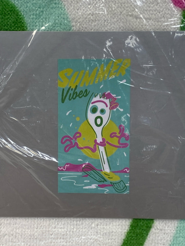 NEW/PKG Disney Green/White Pink/Yellow Toy Story Beach Towel