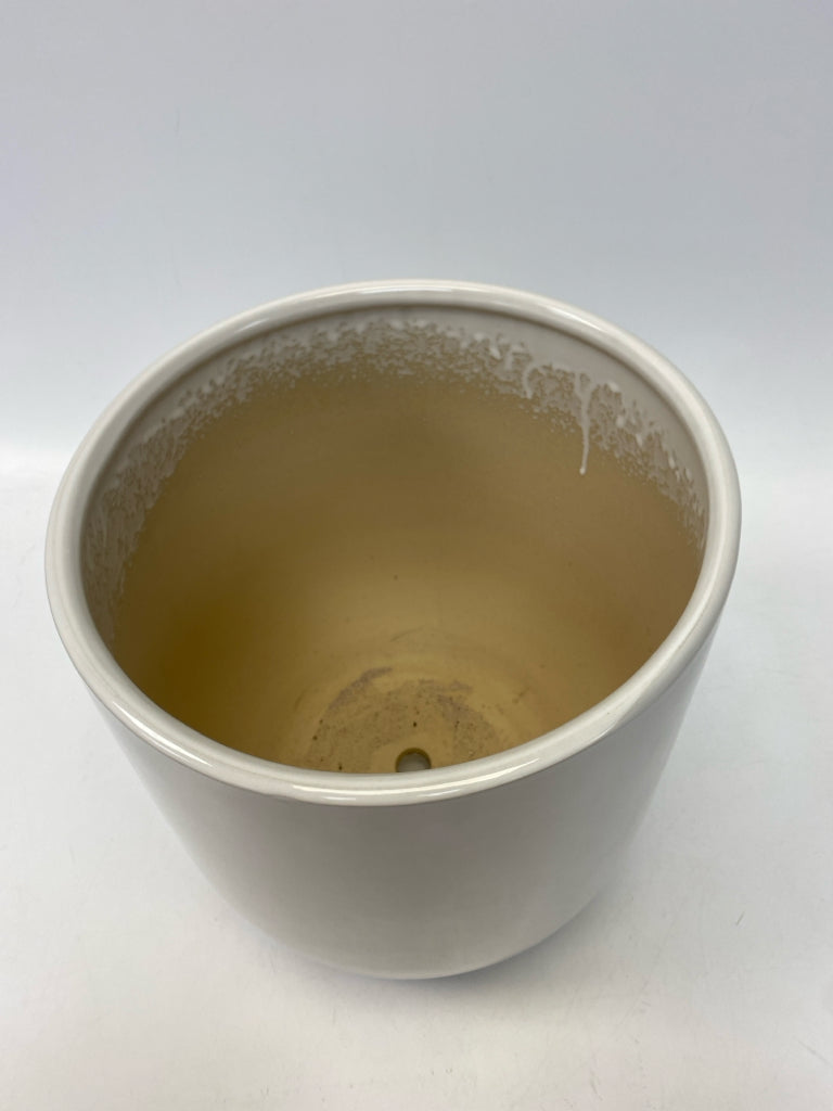 White Ceramic Planter