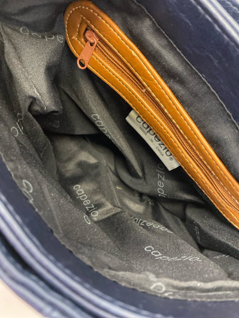 Capezio Navy Brown Handbag