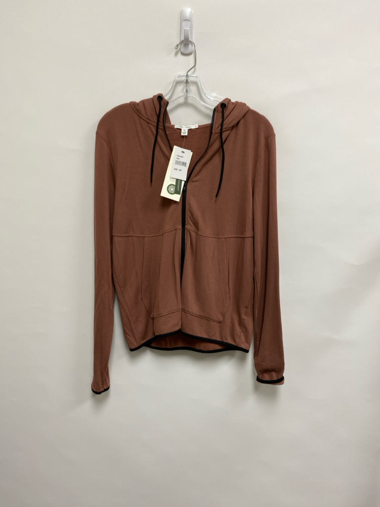 NWT Threads 4 Thought Size S Brown Black Trimmed Ladies Jacket