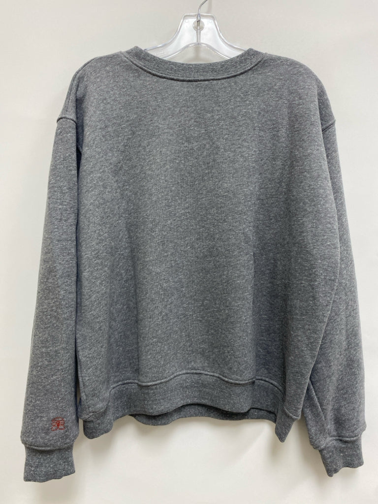Hunter Bell Size S Dark Gray Blue/Orange Logo Ladies Sweatshirt