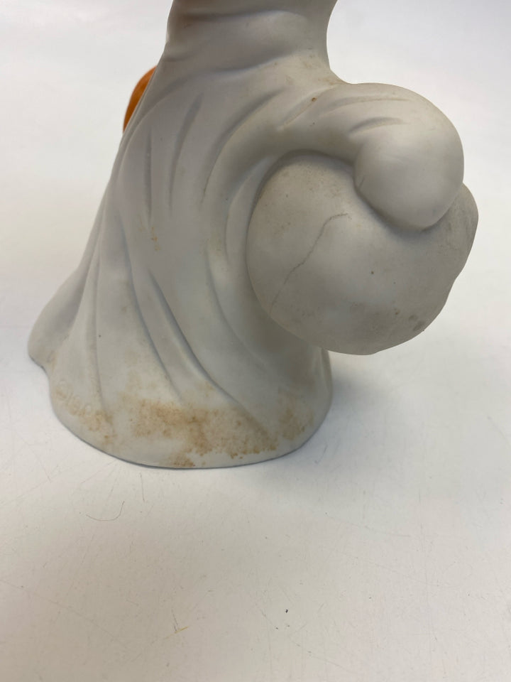 White Orange Ceramic Halloween