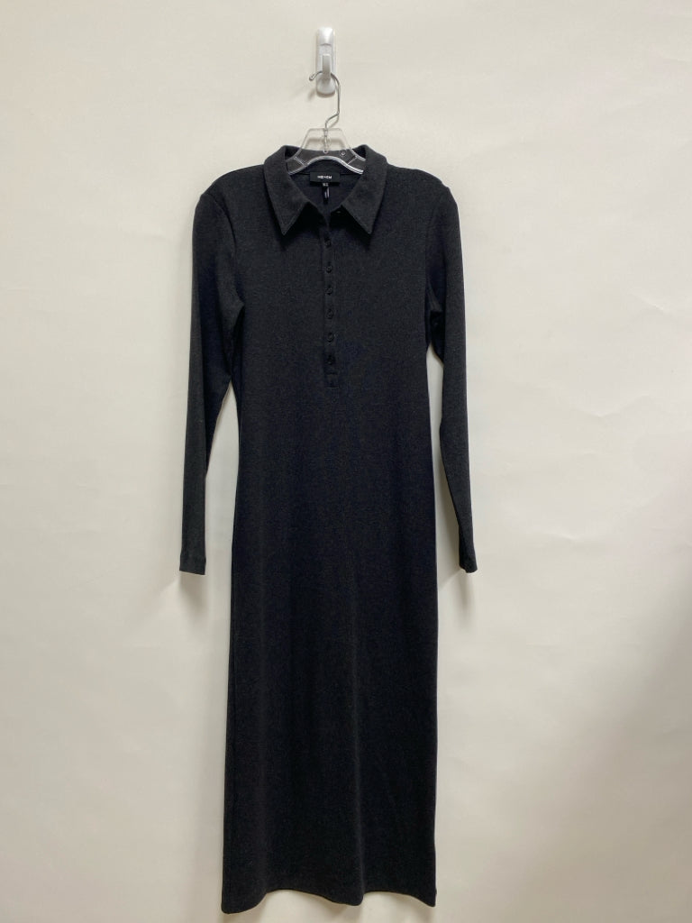 Size 6 Charcoal Ribbed Maxi Ladies Dress