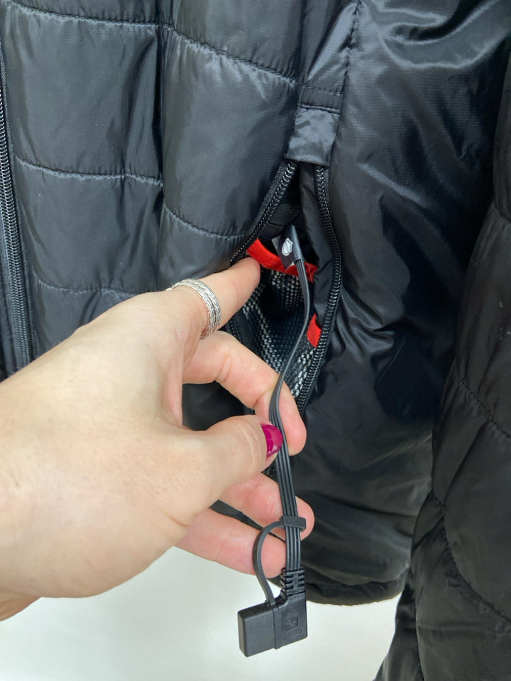 Size 2X Black Puffer Men&