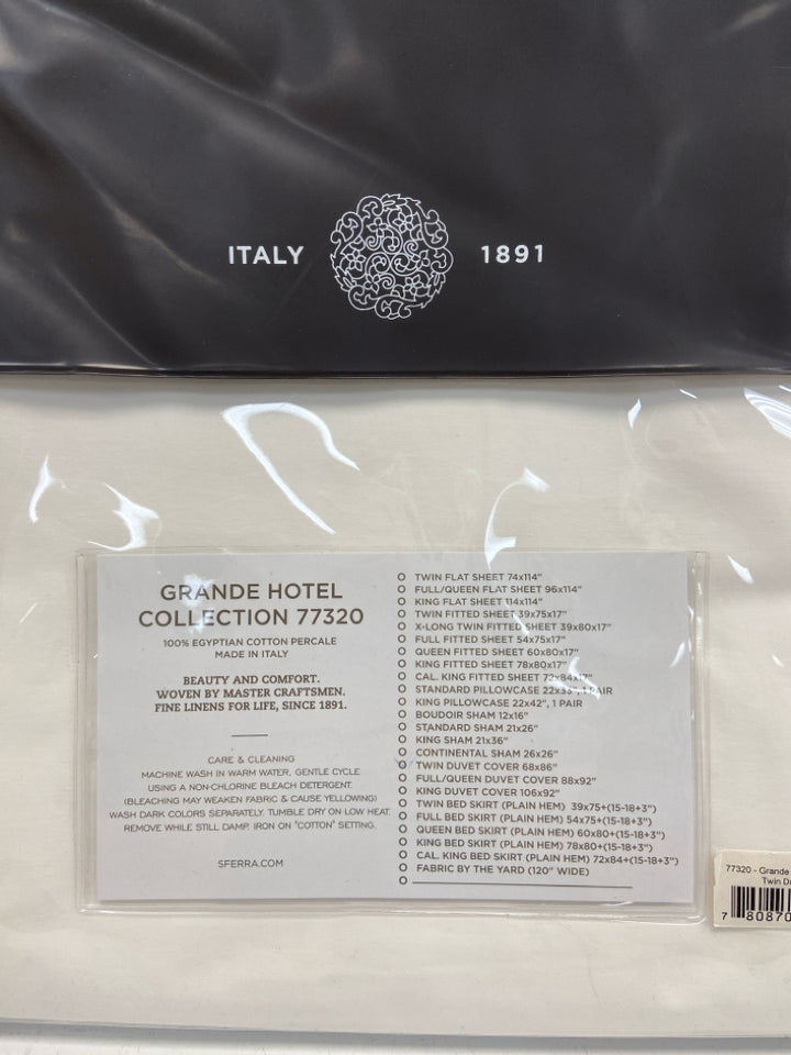 NEW/PKG SFERRA White Duvet