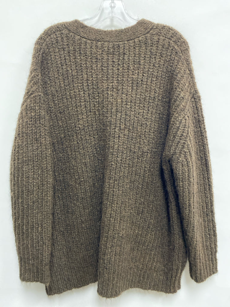 NWT jenni kayne Size XS Espresso Cardigan Ladies Sweater