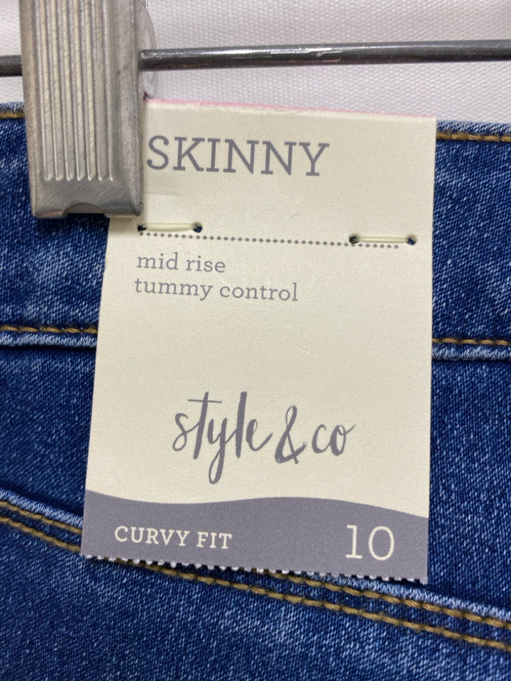 NWT Style &amp; Co. Size 10 Blue Ladies Jeans