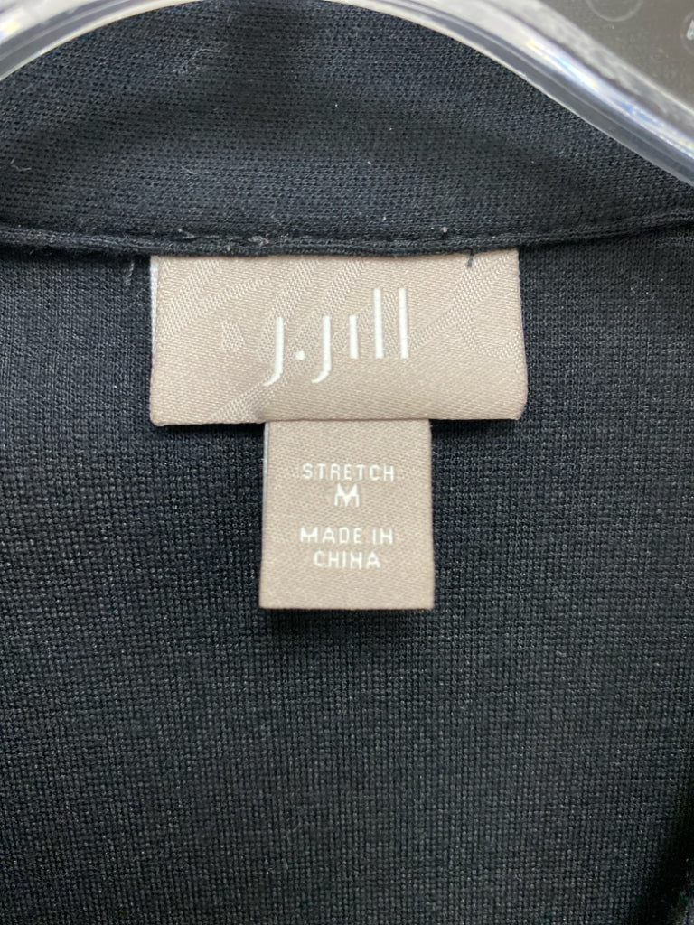 J Jill Size M Black Zip Down Ladies Jacket