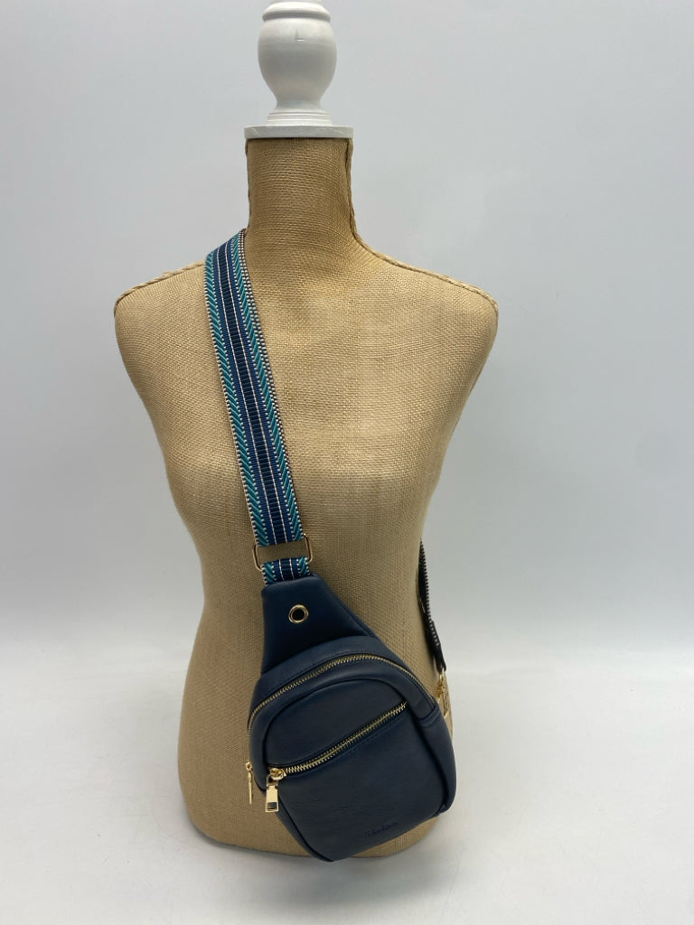 Navy Teal Green Crossbody