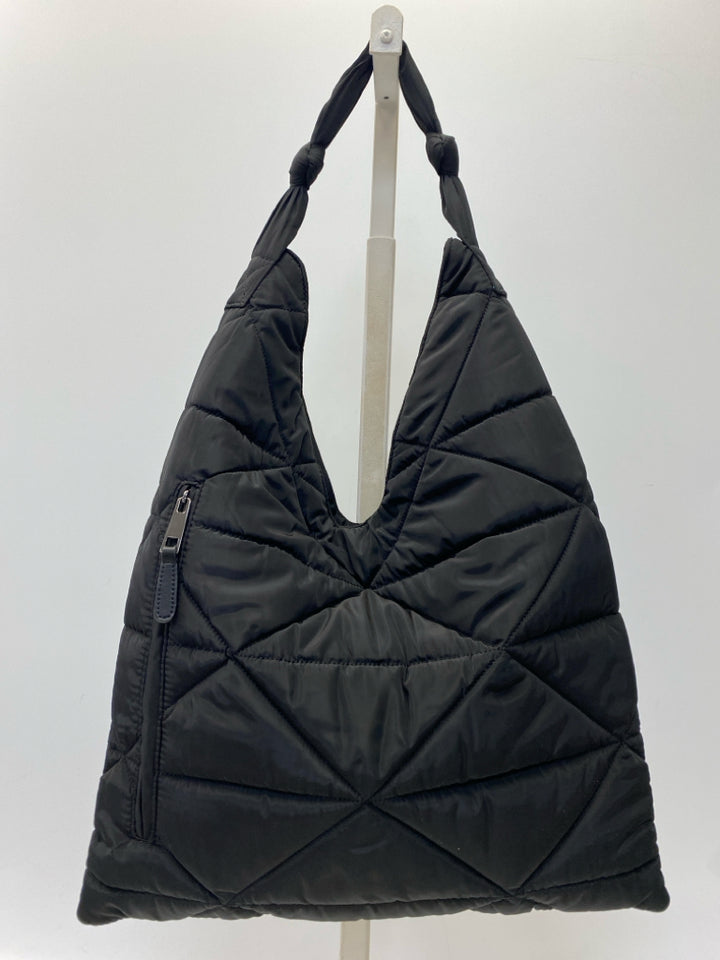 Chinese Laundry Black Puffer Nylon Handbag